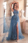 **Cinderella Divine's Captivating One-Shoulder Gown: Embrace Elegance and Allure**