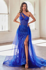 **Cinderella Divine's J869: The Ethereal Glitter Gown for Unforgettable Nights**