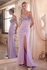 Cinderella Divine's Divine Off-the-Shoulder Gown: Hollywood Glamour for Your Special Day