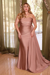 **CINDERELLA DIVINE: Embrace Grace and Glamour in Our Exquisite Fitted Gown**