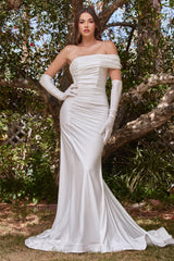 **Captivating Elegance: Cinderella Divine's Asymmetrical Jersey Dress for Unforgettable Occasions**