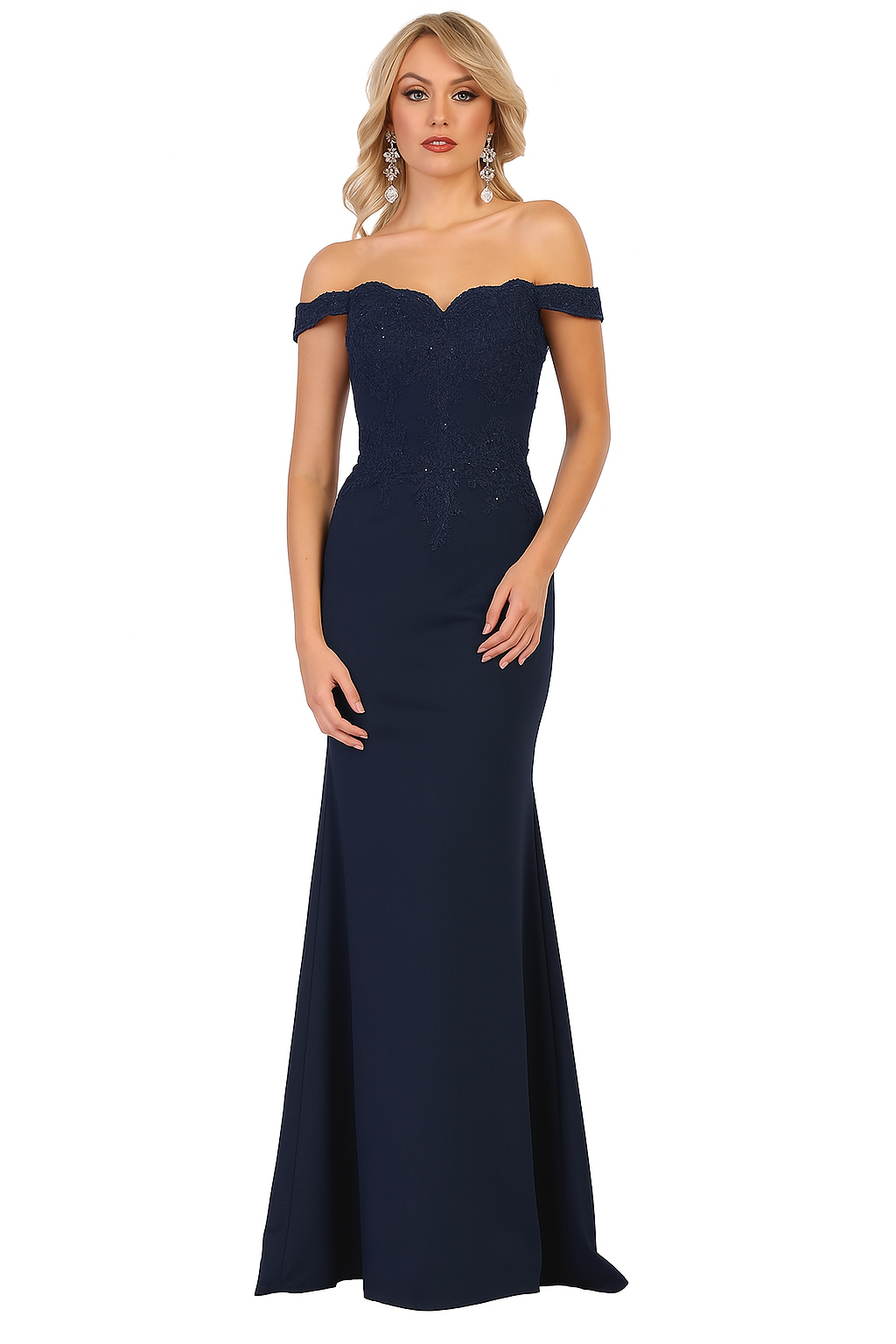 Elegant Form Fitting Evening Dress MQ1529