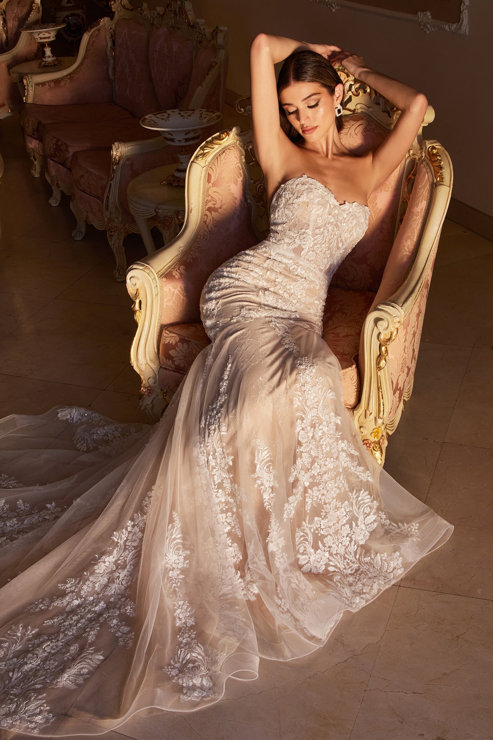 Enchanting Mermaid Gown for Unforgettable Occasions: Cinderella Divine WL008