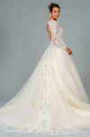 **GLS by Gloria GL1804: Embroidered Elegance for Your Bridal Moment**