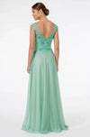 Captivating Goddess: Shimmering Lace Gown by GLS for Unforgettable Occasions