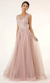 GLS by Gloria: Captivating Floral Embroidered Gown for Unforgettable Occasions