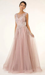 GLS by Gloria: Captivating Floral Embroidered Gown for Unforgettable Occasions