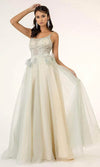**GLS by Gloria: Shimmering Sequined Evening Gown for a Grand Entrance**