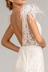 **GLS by Gloria Sequined Lace Mermaid Gown: Shimmering Elegance for Special Occasions**