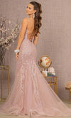 Enchanting Dusty Rose Mermaid Gown by GLS by Gloria