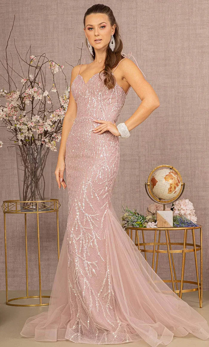 Enchanting Dusty Rose Mermaid Gown by GLS by Gloria