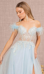 **Ethereal Elegance: GLS by Gloria Beaded Gown for Special Occasions**