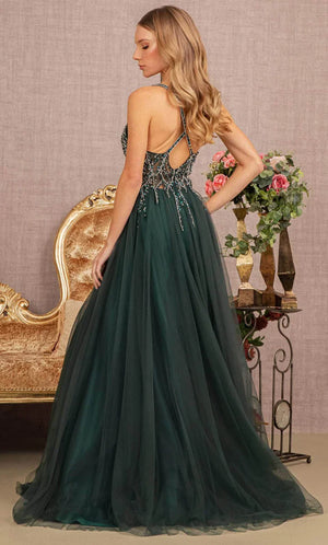 **Enchanting Green A-line Gown by GLS by Gloria for Unforgettable Events**