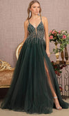 **Enchanting Green A-line Gown by GLS by Gloria for Unforgettable Events**