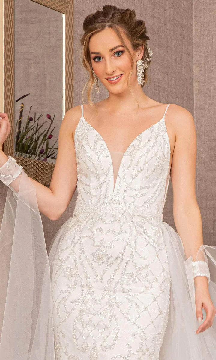 Elizabeth KGL3157: Ethereal Tulle Overskirt Gown for Enchanting Occasions