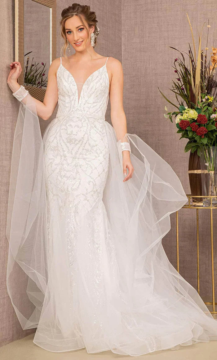 **Ethereal Elegance: Elizabeth KGL3157 Trumpet Gown for Enchanting Brides**