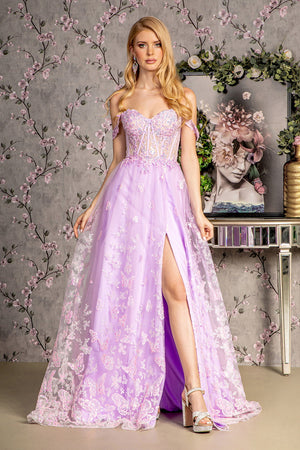 **Enchanting Ethereal Elegance: GLSbyGloria GL3206 Evening Gown**