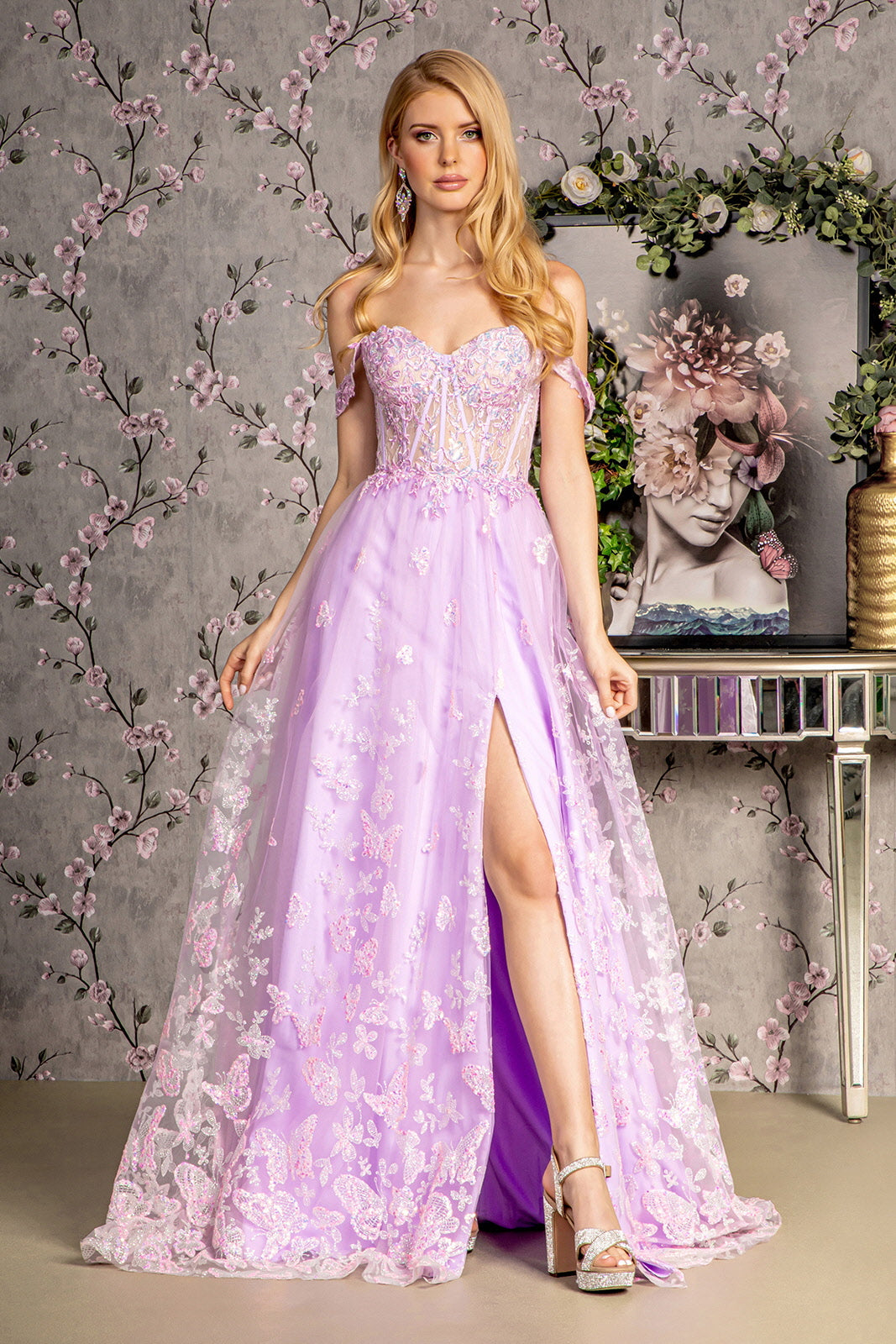 **Ethereal Elegance: GLS by Gloria GL3206 Evening Gown for Enchanting Occasions**