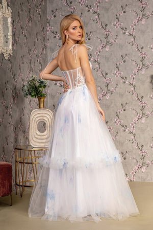 **Enchanting Embroidery and Graceful Silhouette: GLSbyGloria GL3208 Evening Dress**