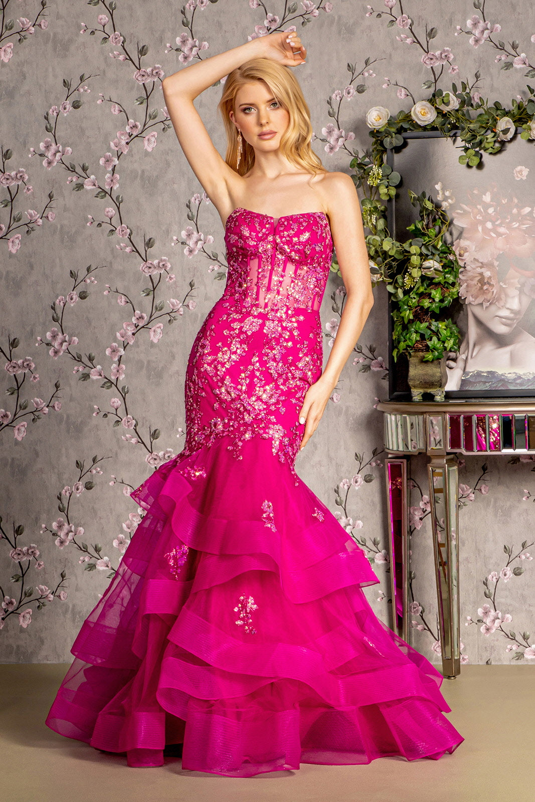 Shimmering Sequin Symphony: GLS by Gloria's Enchanting GL3216 Dress