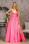 **Captivating Radiance: GLS by Gloria's Shimmering Evening Gown**