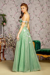 **GLS by Gloria: Shimmering Jewel Gown for Formal Occasions**