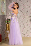 **GLS by Gloria's Enchanting Floral Glitter Gown: A Timeless Masterpiece for Special Occasions**