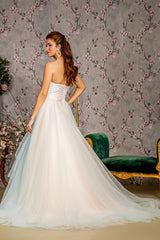 **GLSbyGloria: Enchanting Strapless Prom Dress for Unforgettable Nights**