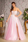 **GLS by Gloria GL3249: Embroidered and Sequined A-Line Gown for Unforgettable Occasions**