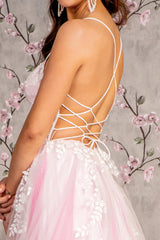 **GLS by Gloria GL3249: Embroidered and Sequined A-Line Gown for Unforgettable Occasions**