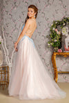 Captivating Shimmer: GLSbyGloria GL3251 Sequined Corset Gown for Unforgettable Occasions