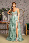 Enchanting Elegance: Gloria's GL3254 Sequin Illusion Gown for Special Occasions