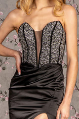 **Enthralling Elegance: GLS by Gloria's Shimmering Evening Gown**
