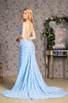 **GLSbyGloria GL3322: Shimmering Sequined Gown for Enchanting Evenings**