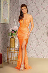 Gloria GL3376: Dazzle in Sheer Corset Elegance with Intricate Embellishments