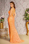 Gloria GL3376: Dazzle in Sheer Corset Elegance with Intricate Embellishments