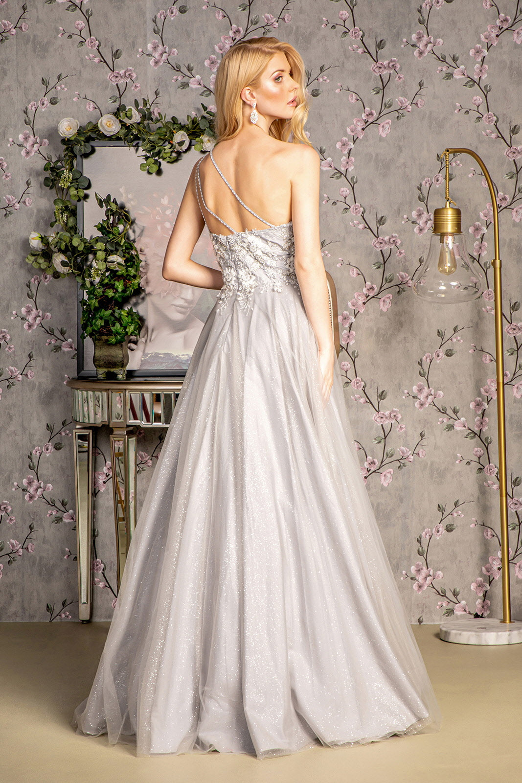 Captivating One-Shoulder Gown by GLSbyGloria: Elevate Your Formal Look