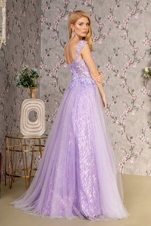 Enchanting Lilac Gown: GLSbyGloria's GL3398 for Unforgettable Occasions