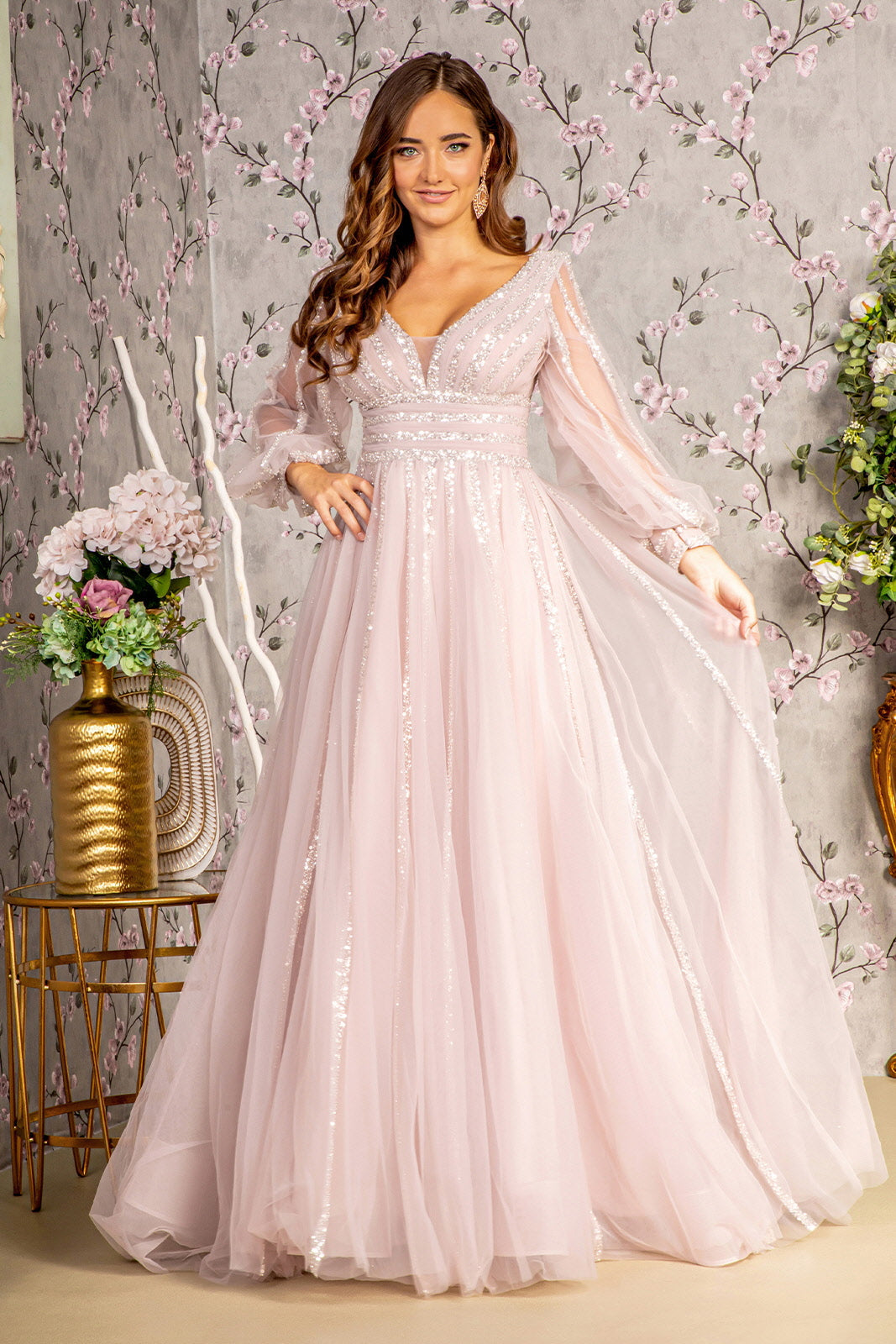 Captivating Elegance: GLS by Gloria GL3495 Evening Gown for Enchanting Occasions