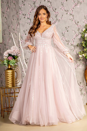 Captivating Elegance: GLS by Gloria GL3495 Evening Gown for Enchanting Occasions
