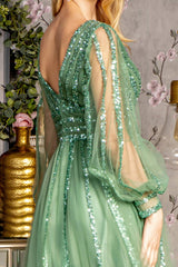 Captivating Elegance: GLS by Gloria GL3495 Evening Gown for Enchanting Occasions