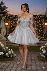 Lilac MQ2080 Dama Quinceañera Dress