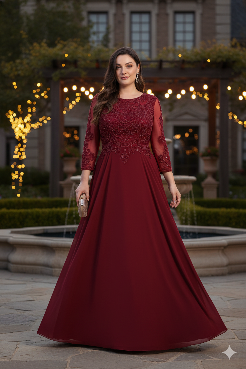 May Queen MQ1615 Mother of the Bride Gown