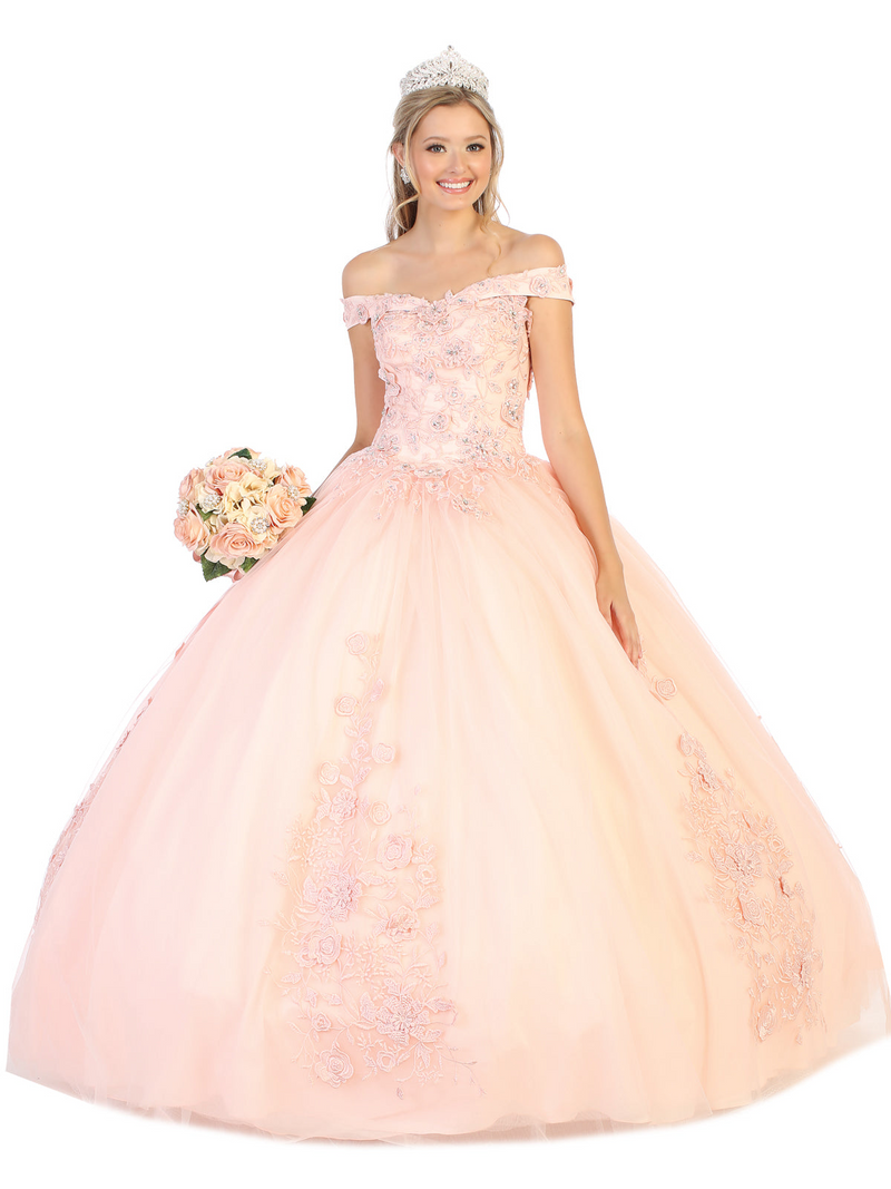 Layla K LK136 Embroidered Ball Gown