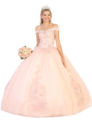 Layla K LK136 Embroidered Ball Gown