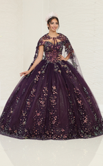 Eggplant LK252 Ball Gown - Sweet 16 Edition