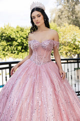 Sweet 16 RoseGold Ball Gown LK264 by Layla K