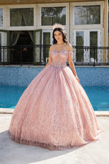 Sweet 16 RoseGold Ball Gown LK264 by Layla K