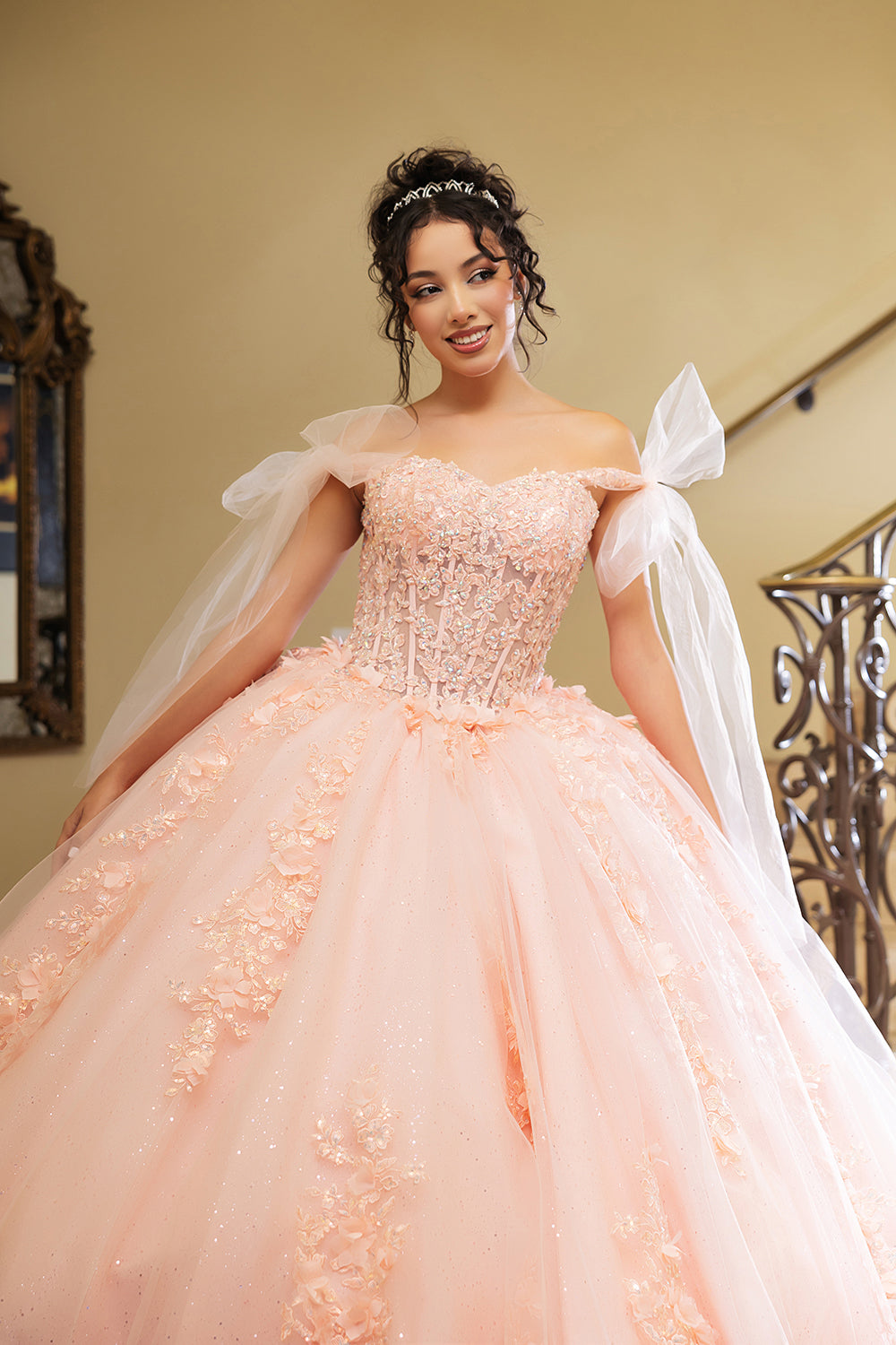 Blush Ball Gown - Plus Size Quinceañera Dress LK280