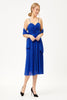 May Queen MQ1161 Ruched Twist Front A Line Lace Up Back Cocktail Dress